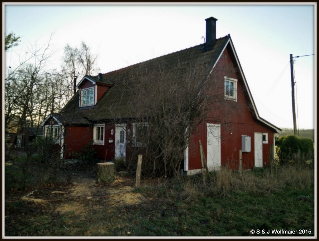 Our house from the field