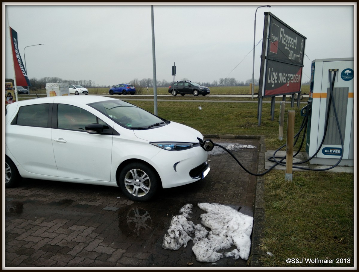 Charging our ZOE in Germany